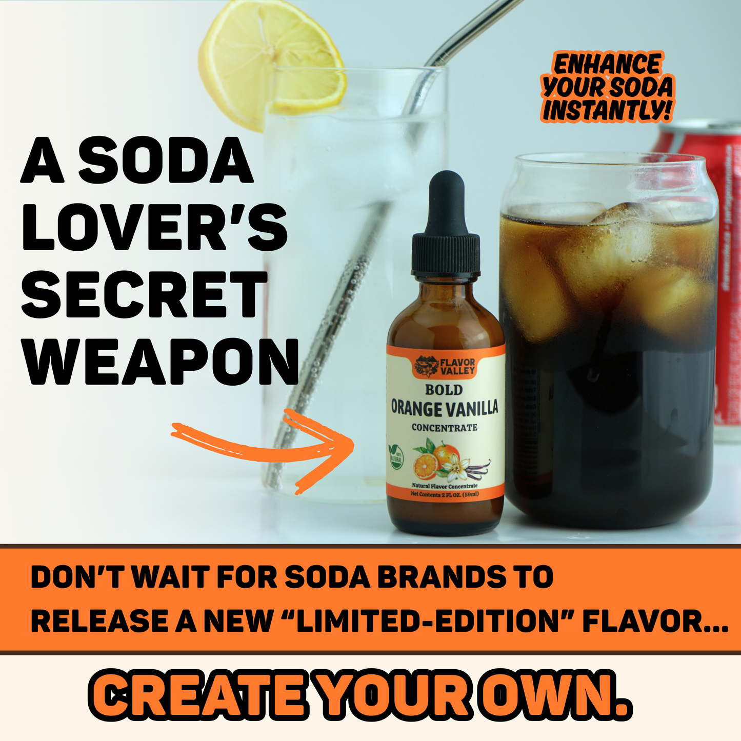 Orange Vanilla Flavor Concentrate