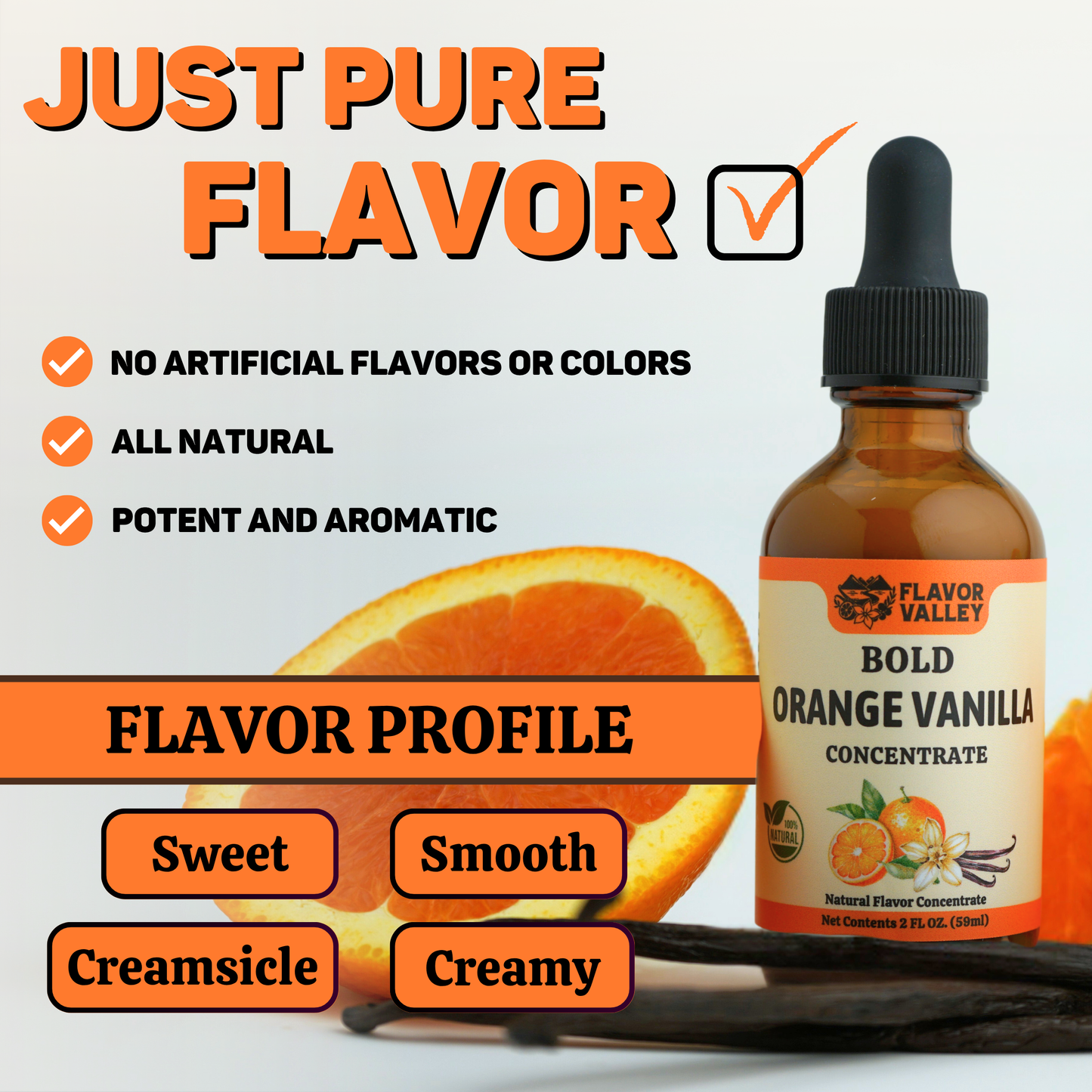 Orange Vanilla Flavor Concentrate