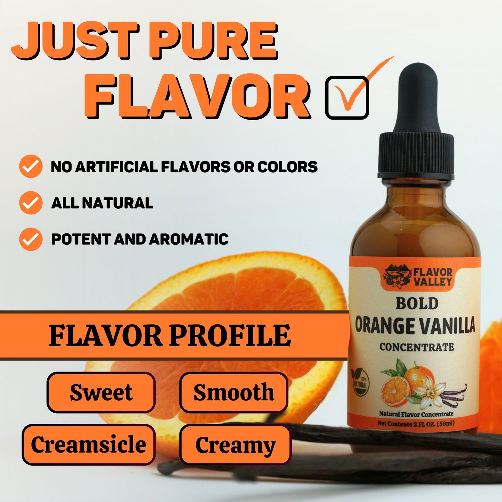Orange Vanilla Flavor Concentrate - Image 4
